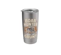 Boar Hunter Hunt The Grunt Wild Hog Chase Stainless Steel Insulated Tumbler