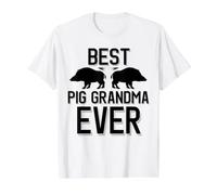 Boar Hunting Best Pig Grandma Ever Value Graphic T-Shirt, Men, White, XL