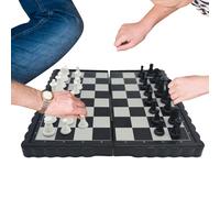 Board Chess Gamme - Classic Table Top Magnet Game With Boosts Brain Power | Portable Magnetic Chess Game | Compact Board Games Set For Family Fun And Strategic Play