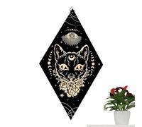 Board, Dowsing Rod Planchette Wooden Divination Tool, Ghost Altar Decoration, Ritual Accessories, Engraved Esoteric Board for Meditation Fortune Telling, Pagan