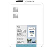 Board Dudes 11" x 14" Plastic Framed Magnetic Dry Erase Board Includes 1 Marker and Magnet (DDD49)
