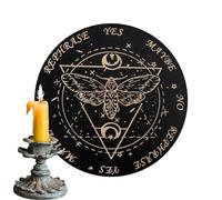 Board for Divination,Spirit Board , Wooden Metaphysical Planchette Message Boards with Letters, Spirit Decorations Board Games for Beginners, Family