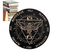 Board for Fortune Telling and Oracles - Wooden Divination Plate Message Board with Letters - Decision Aid Divination Board Game for Beginners, Family and Friends
