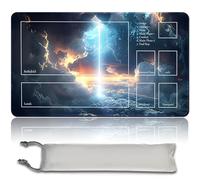 Board Game 60x35CM MTG Playmat + Free Waterproof Bag Compatible for OCG CCG RPG TCG Playmats,Mouse pad Desk Mats (mtg 31 (1),With Zone)