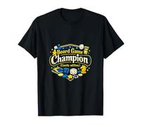 Board Game Champion Family Edition Local Pride Badge T-Shirt