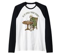 Board Game Chess is It Still Your Turn AFK Gaming Skeleton Raglan Baseball Tee
