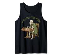 Board Game Chess is It Still Your Turn AFK Gaming Skeleton Tank Top