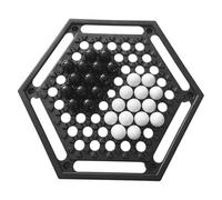 Board Game, Chess Set, Fun Marble Chess Board Game, Classic Strategy Toy With Smooth Pieces, Educational Table Games, 25x25x2cm For All Ages And Skill Levels