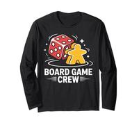 Board Game Crew Dice & Meeple Long Sleeve T-Shirt
