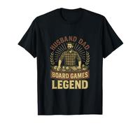Board Game Dad Chess Daddy Board Gamer Papa Fathers Day T-Shirt