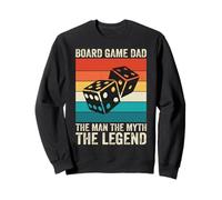 Board Game Dad Dice Lover Gift The Man The Myth The Legend Sweatshirt