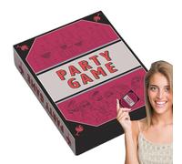 Board Game - English 50x Tabletop Cards for Multiple Players - Board Game with Challenges & Hilarious Questions for Camping, Indoor