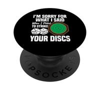 Board Game Lover Discs Enthusiast I´m Sorry Crokinole PopSockets Adhesive PopGrip