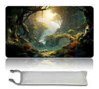 Board Game MTG Playmat + Free Waterproof Bag, Stitched Edges, Smooth Rubber Surface, MTG PlayMat with Zones (An Original Angel of Flight Alabaster Playmat) (MTG (15) - NO ZONE)