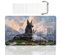 Board Game MTG Playmat Table Mats Games Size 60X35 cm Mousepad Compatible for TCG RPG CCG Play mats (RIN and SERI, INSEPARABLE-Zone)