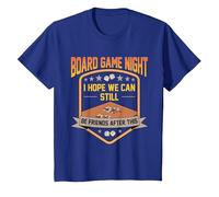 Board Game Night I Hope We Can Still Be Friends After This T-Shirt, Youth, Royal Blue, Large