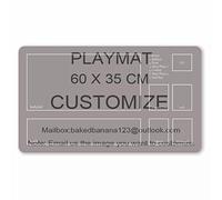 Board Game TCG Custom Playmat Customize Mousepad Size (23.6X13.8in / 60X35cm) + Free Waterproof Bag Table Mats Compatible for Digimon MTG OCG TCG Playmats (2)