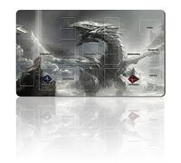 Board Game TCG Play Mats + Gift Free Bag + with Card Zones, YGO Card Game Table Mat Size 60 x 35 cm Compatible with Trading Card Game Mat (YGO-G-12)