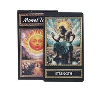 Board Game - Travel Entertainment Playing Cards for Family Table Play, Fate Divination Card Set with Guidebook Fortune Telling, Oracle Deck for Home Enthusiasts, 4.06x2.36 inches