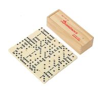 board games Dominoes Set 28 Tiles Classic Board Game in Wooden Case Portable Travel Table Games for Friends and Family 2-4 Players magnetic(18.2 * 6.4 * 5.2cm)