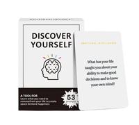 Board Games Family, Social Talking Cards, Positive Deck Card with Dedicated Topics, Game Accessory with Sturdy Material, Card Set, Games for Family Reunion, Dinner, Party, Beach Day