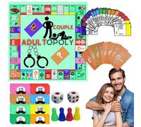 Board Games for Couples | Portable Couples Connection Party Game - Interactive Date Night Card for Family Gathering Valentine's Day Candlelit Dinner