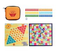 Board Games Party, Kids Learning Interactive, Vacation Travel School Utility, Home Airplane Road Trip Gathering Daily Organizer, Family Play Accessory, Fun Entertainment Activity Tool 33x33cm