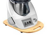 Board Glider Effortless Moving for TM5 and TM6, Quick Movement Underlay Board with Wheels and Nonslip Rubber Feet, Wooden Sliding Boards for Stand Mixer Food Processor