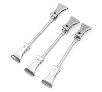 Board Label Clip， Metal Flat Sign Holder Clip, Swivel Price Signs(Length 120mm)