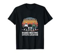 Board Meeting Offsite Location Funny Snowboard T-Shirt