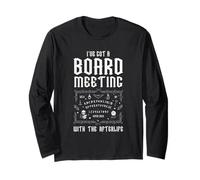 Board Meeting With The Afterlife Funny Long Sleeve T-Shirt
