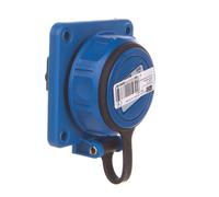 Board outlet 10/16A 2P+Z 230V/75x75/blau IP68 NAUTILUS 20341-8b