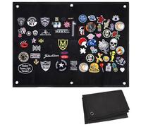Board Patches Wall Surface 58 x 45 cm Tactical Patch Wall Mat Foldable Patch Wall Patches Hanger Wall with Eyelets for Military Badge Stamp Sew-On Hanging