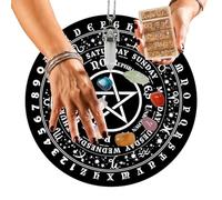 Board Set - Energy Board For Divination | Ṕendulum B́oard Pentagram Dowsing Witch P̀endulum B̀oard, Seance Decor, Holy Spirit B́̃ó, Witch Kits, Ẃitch Gift, Discover Paranormal