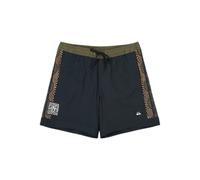 Quiksilver - Swim shorts - Surfsilk Nomad Volley 17 Boardshort Black for Men in Recycled Polyester - Size M Black M
