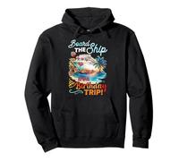 Board The Ship It's A Birthday Trip Funny Cruise Party Pullover Hoodie