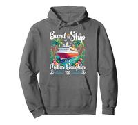 Board The Ship It's A Mother Daughter Cruise Trip Pullover Hoodie, Adult Unisex, Asphalt Grey, Small