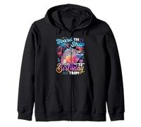 Board The Ship It's My 72nd Birthday Trip Cruise Matching Zip Hoodie