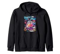 Board The Ship It's My 92nd Birthday Trip Cruise Matching Zip Hoodie