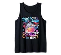 Board The Ship It's My 93rd Birthday Trip Cruise Matching Tank Top