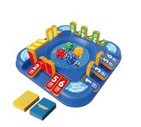 Board With Dice And Tokens For Kids Adults | Classic Multiplayer Strategy Fun With Tray Sheet Pieces Bag Scorebook | Party Family Night Gift Idea Indoor Travel Entertainment Activity