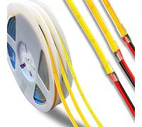 Boarda 12V/24V 3/5mm FCOB Flexible LED Strip 16.4FT/5M 384LEDs Warm/Natural/Cool White Dimmable Deformable FOB COB LED Light (Natural White 4000k, 24V)