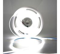 Boarda 24V Thin 3mm Width COB LED Strip, 5M Cool White 6000K 400LEDs/M Narrow CRI>90 Uniform Dotless Flexible Cuttable LED Tape for DIY, Bedroom, Under Cabinet Lighting (Cool White 6000K, 24V-3mm)