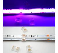Boarda 3-Pin 12mm RGBIC COB LED Strip Connectors, 10 Pack, Easy & Stable Connection, Compatible with 12mm RGBIC COB LED Strip Lights