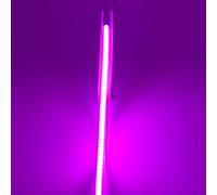 Boarda Purple COB LED Strip,5mm 12V 400LEDs/m RA>90 High CRI LED Tape Light,Plupre Color,16.4FT 2000LEDs IP30 COB LED Light for Cabinet Home DIY Lighting Projects (Purple, 12V-5mm Width-400LEDs/M)