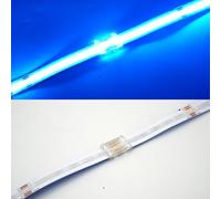 Boarda RGB COB LED Strip Connectors,4-Pin 10mm Strip to Strip Gapless Solderless Connector for 10mm/12mm RGBIC/RGBW COB LED Strip Lights (4P-10mm-RGB, Connector-Strip To Strip)