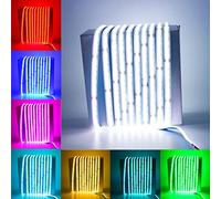 Boarda RGBW COB LED Strip, 24V 4 in 1 RGB+WW/CW 784 LEDs/m, 5m 3920 LEDs High Brightness Flexible Tape for Party, Counter, Shelf, Home Decor (RGB+CW)