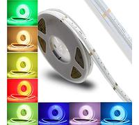 Boarda RGBW COB LED Strip, 4 in 1 RGB+WW 784 LEDs/m, 5m 3920 LEDs Flexible RGBW COB Tape for Party, Counter, Shelf, Home Decor