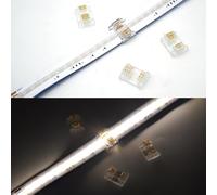 Boarda RGBW COB LED Strip Connectors, 5-Pin 12mm Gapless Solderless Connection for 12mm RGBW COB LED Strip Lights