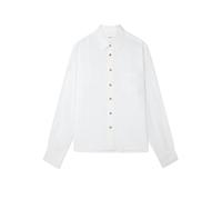 BOARDIES Cool Breeze Long Sleeve Linen Shirt - White - XL